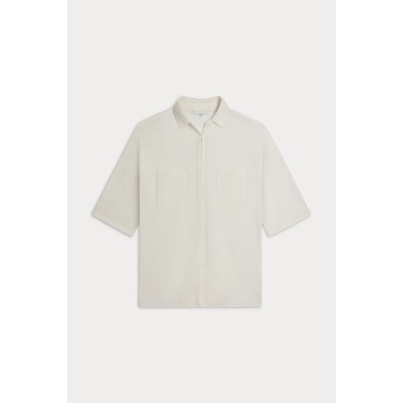 Naked Cashmere Rue Button-up Cashmere Top Ecru - S - Picture 5 of 5